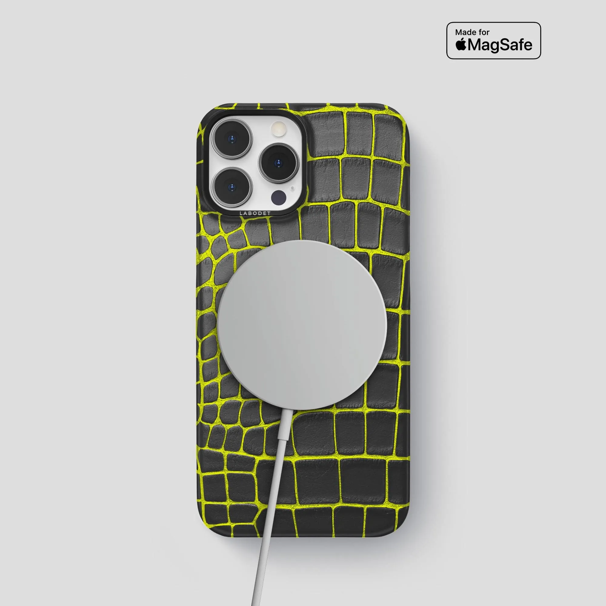 Classic Case For iPhone 14 Pro In Luminescent Alligator