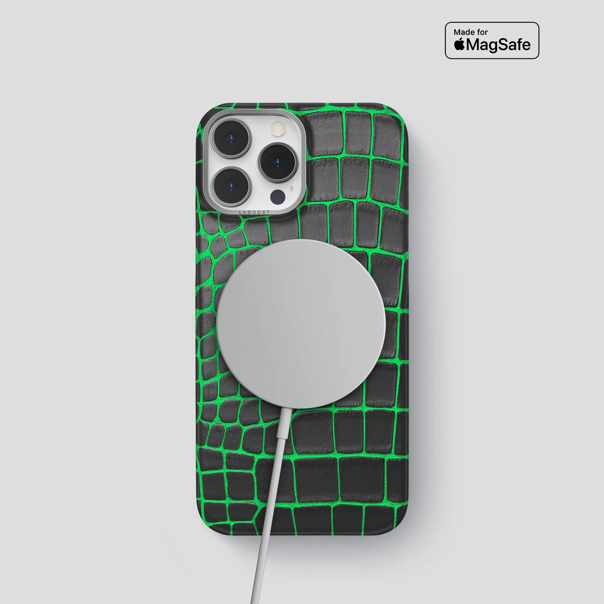 Classic Case For iPhone 14 Pro In Luminescent Alligator