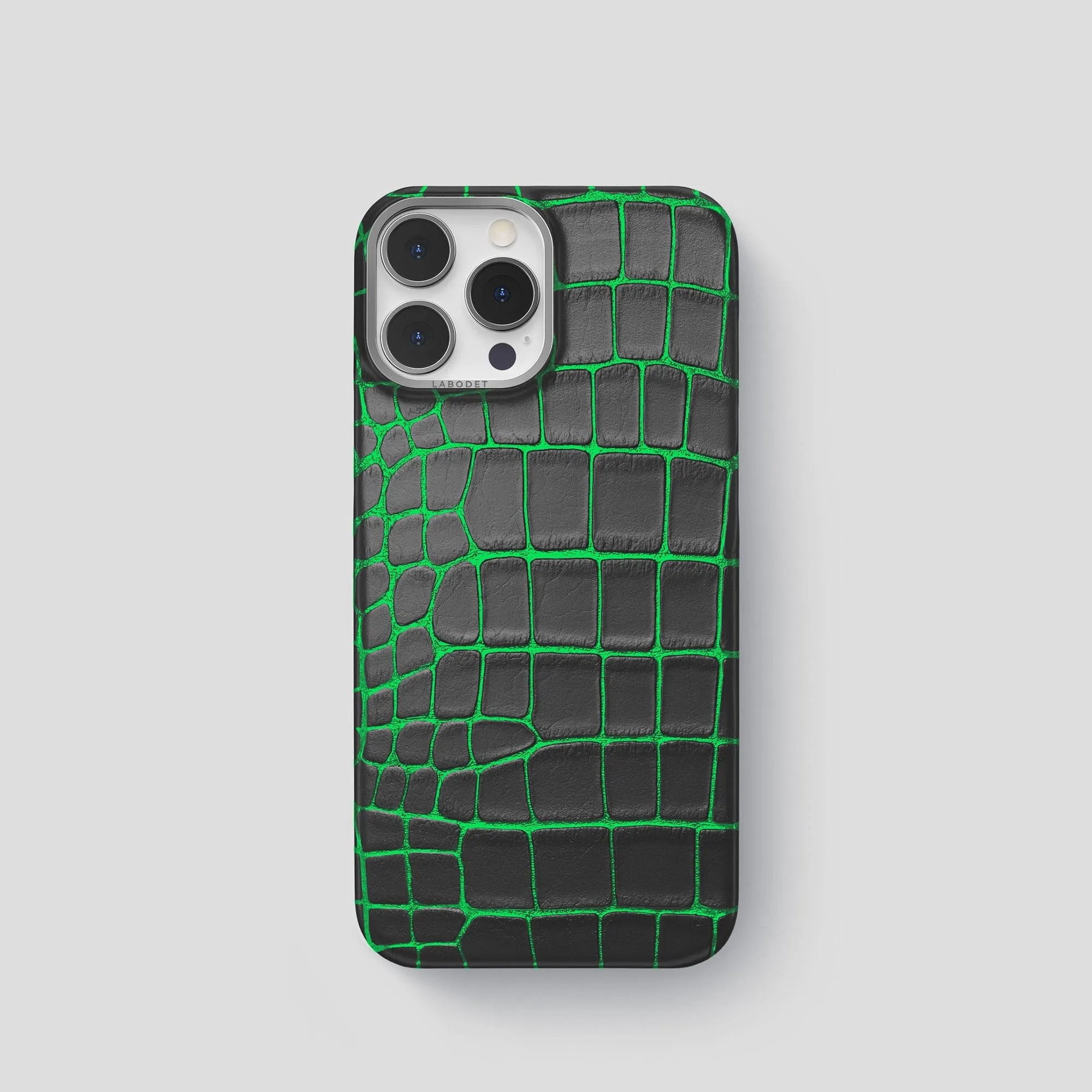 Classic Case For iPhone 14 Pro In Luminescent Alligator