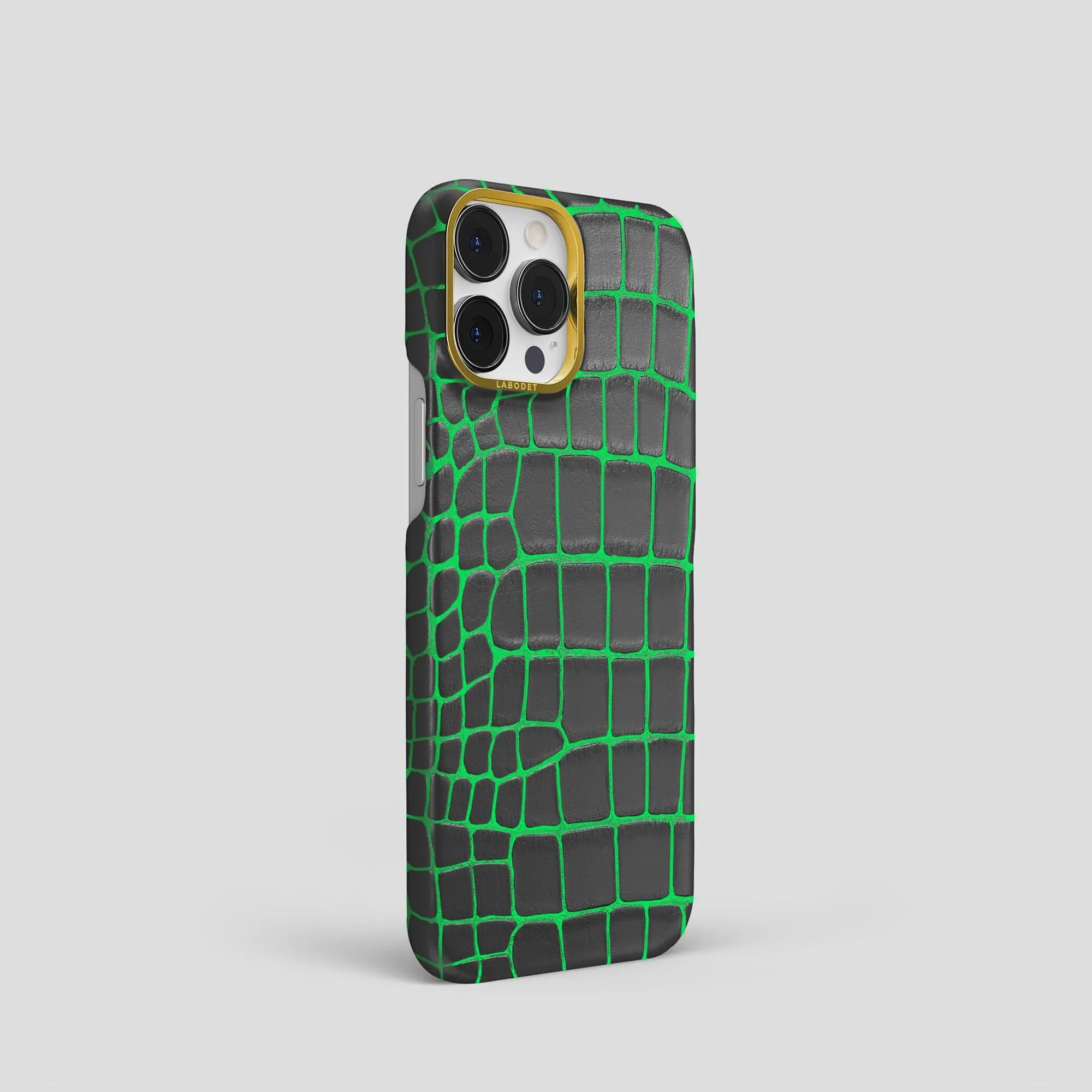 Classic Case For iPhone 14 Pro In Luminescent Alligator