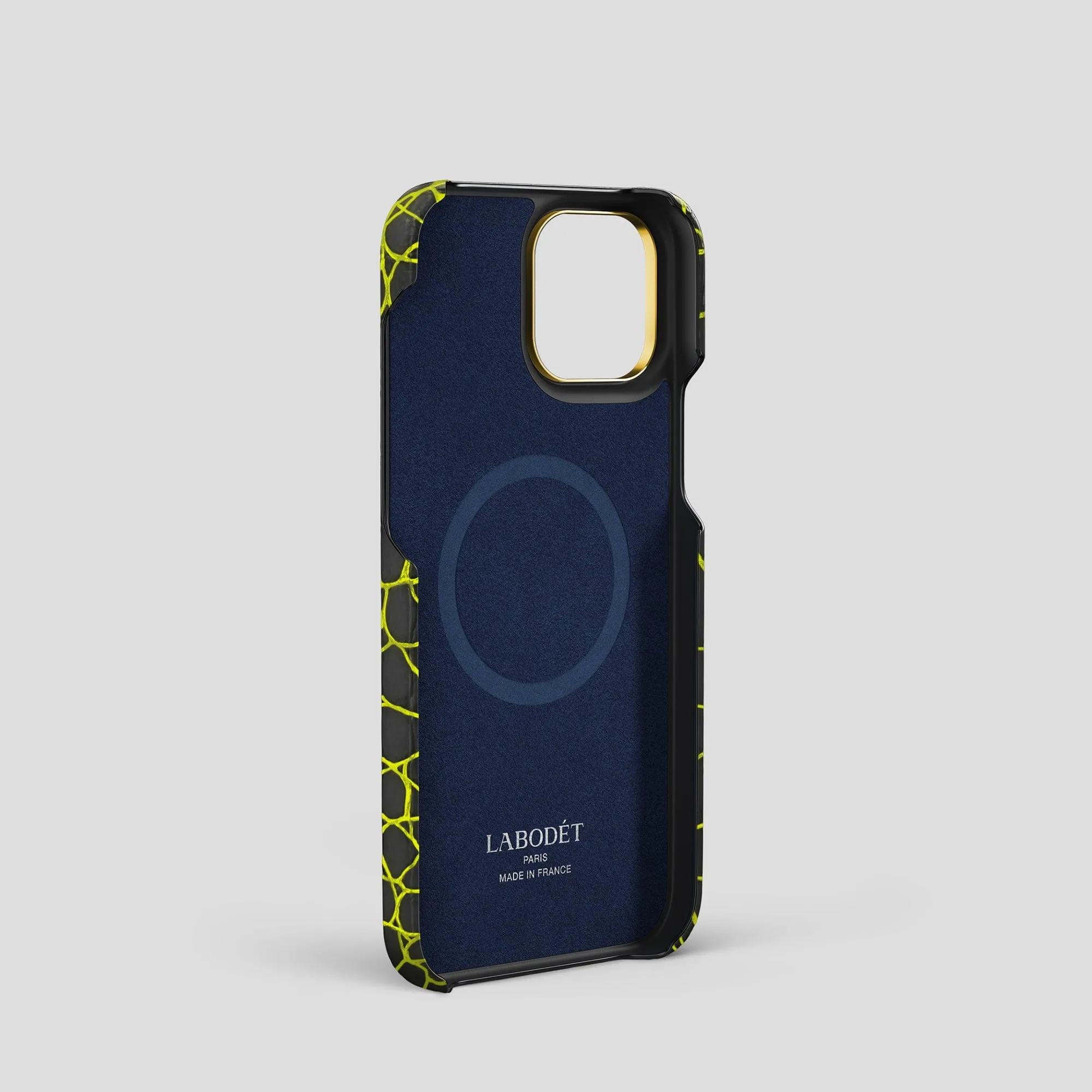 Classic Case For iPhone 14 Pro In Luminescent Alligator