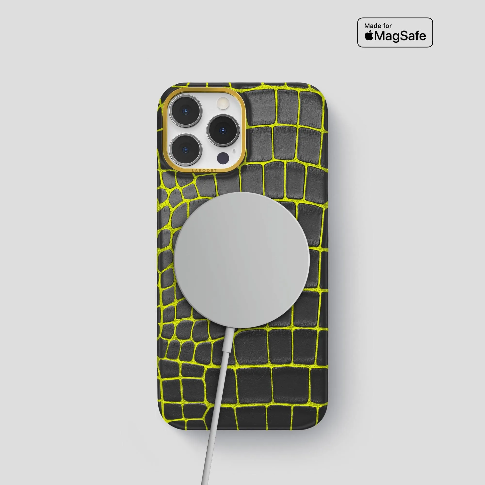 Classic Case For iPhone 14 Pro In Luminescent Alligator