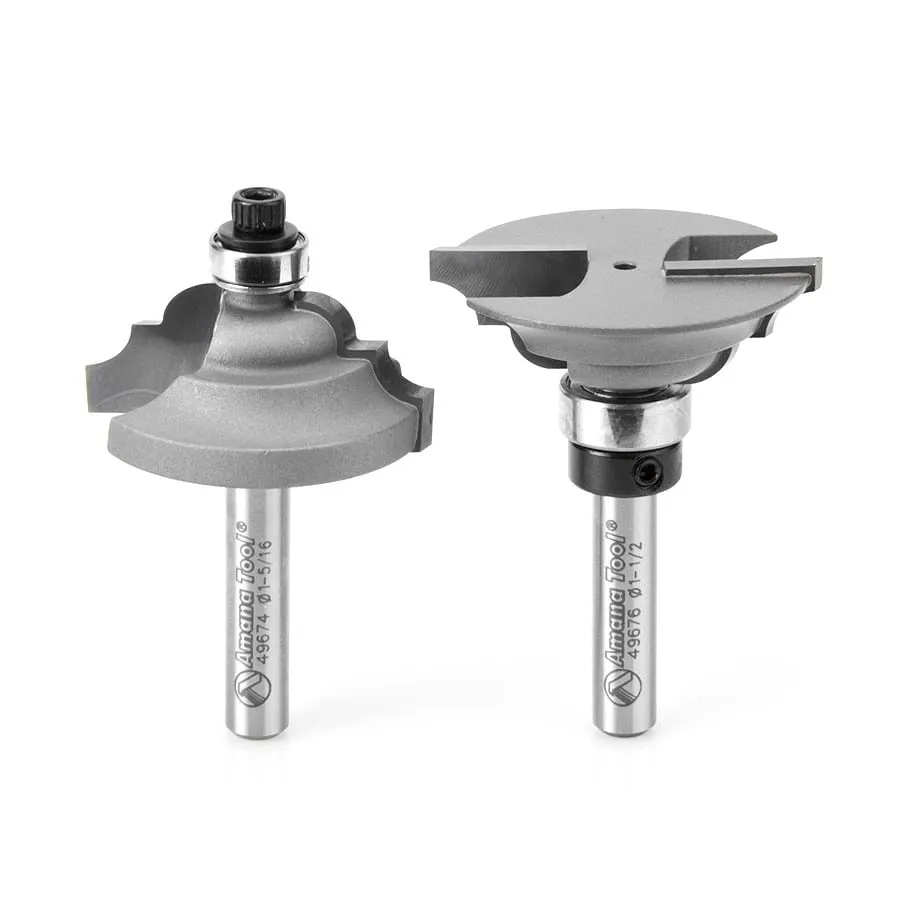 Classical Stile & Rail Router Bit | 2 Piece 3⁄16 Radius Set | 49677 | 738685496770