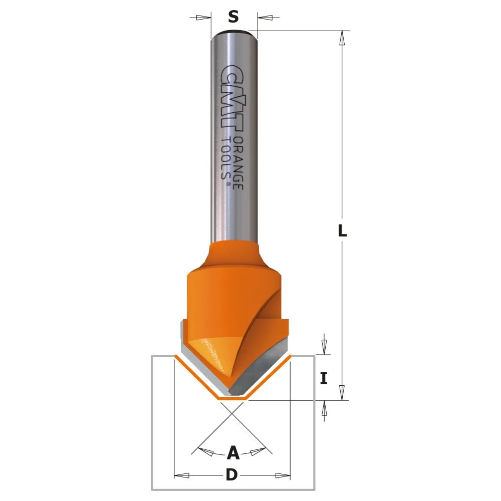 CMT 815.001.11 - V-Grooving Router Bit