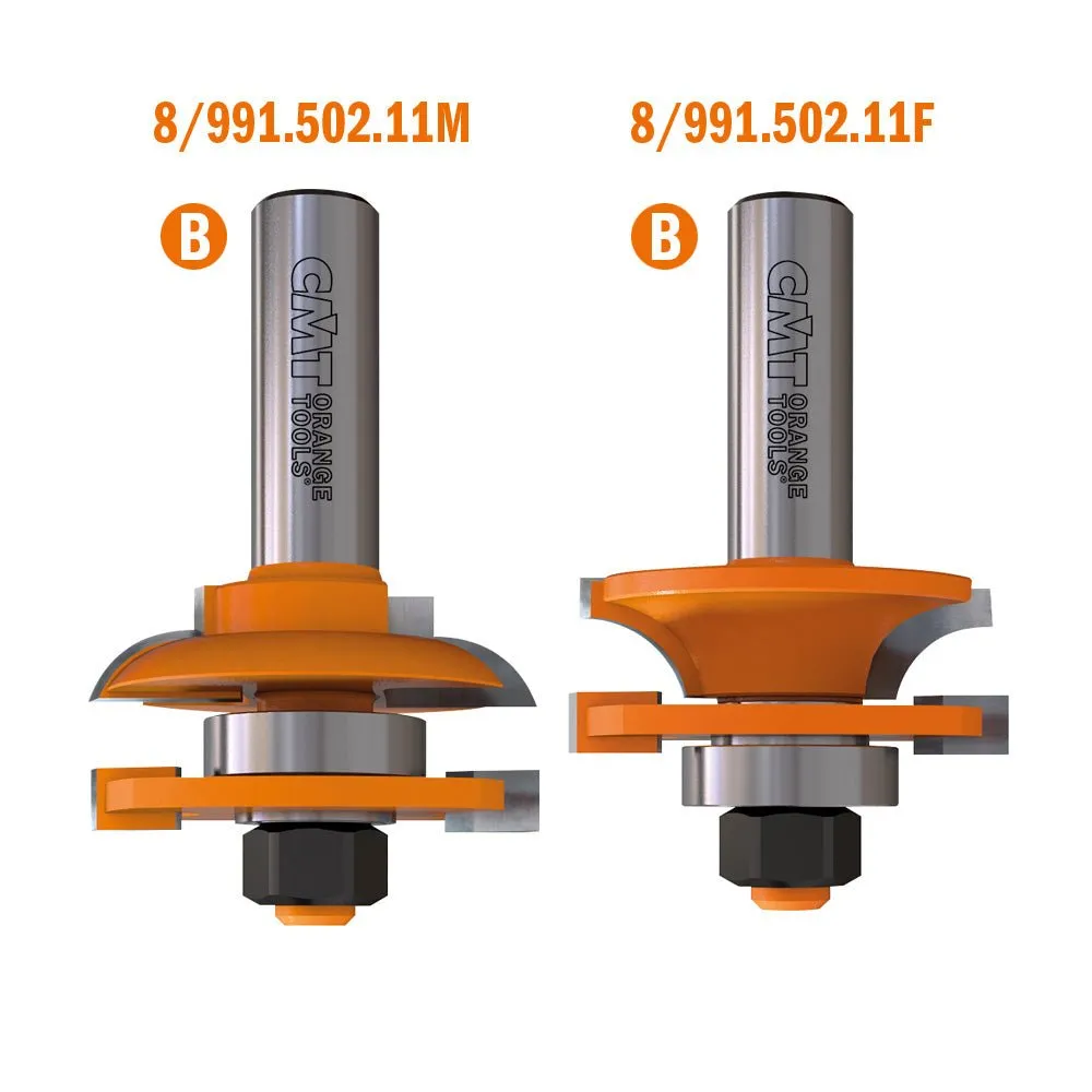 CMT 891.501.11  -  RAIL & STILE ROUTER BIT SET