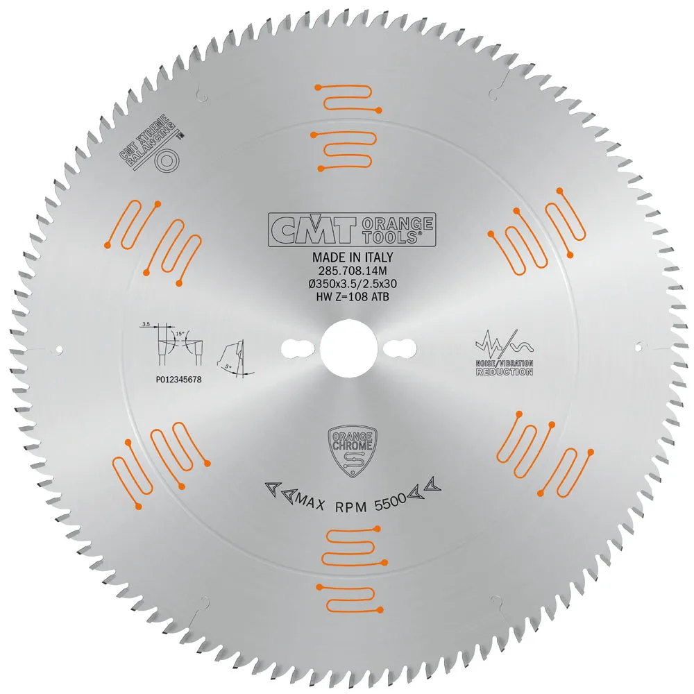 CMT Orange Tools 285.790.48FF FINE FINISH 190x0.094”/0.071”x20mm  T=48 ATB