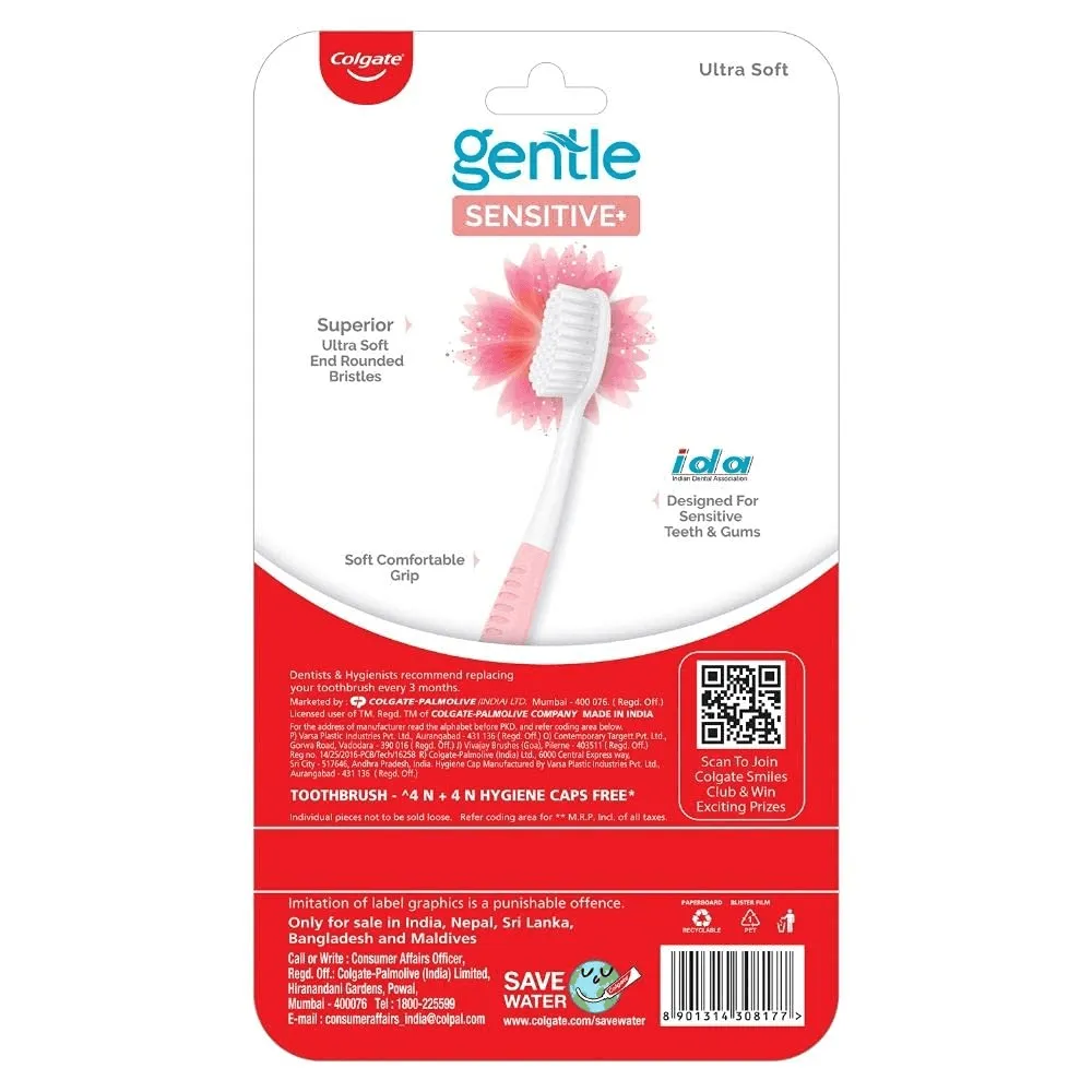 Colgate Sensitive Soft Bristles Toothbrush - 4 Pcs