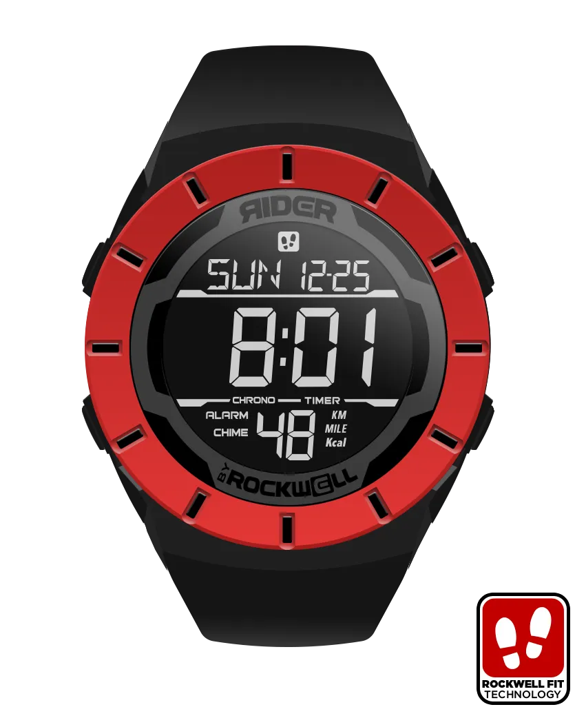 Coliseum Fit™ Halo Edition (Black/Red) Watch