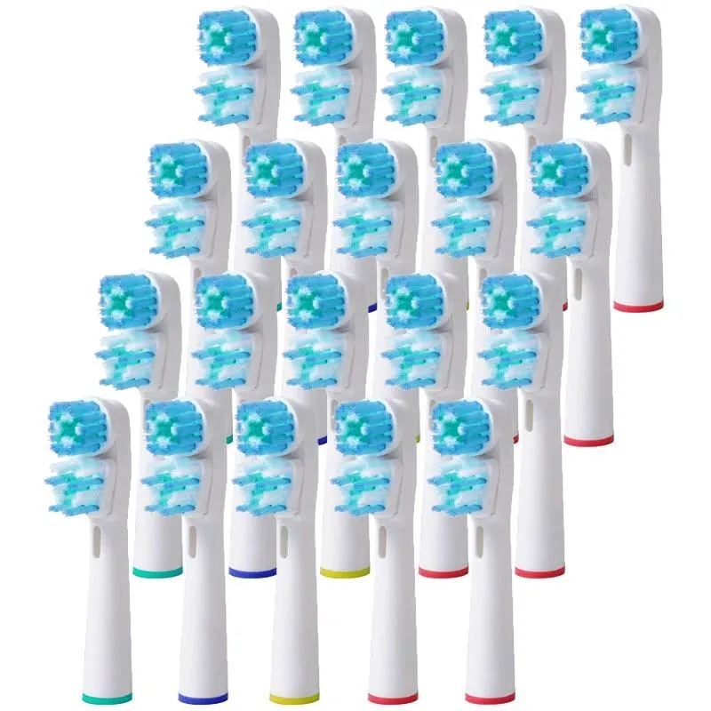 Compatible Replacement Toothbrush Heads Refill for Oral-B Electric Dual Clean