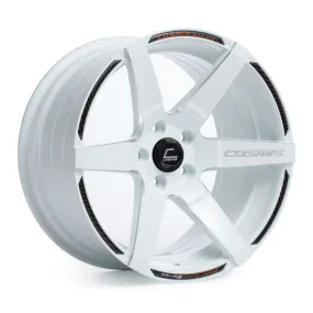 Cosmis Racing S1 Wheels (18x9.5) [White w/ Milled Spokes  15mm Offset] 5x114.3