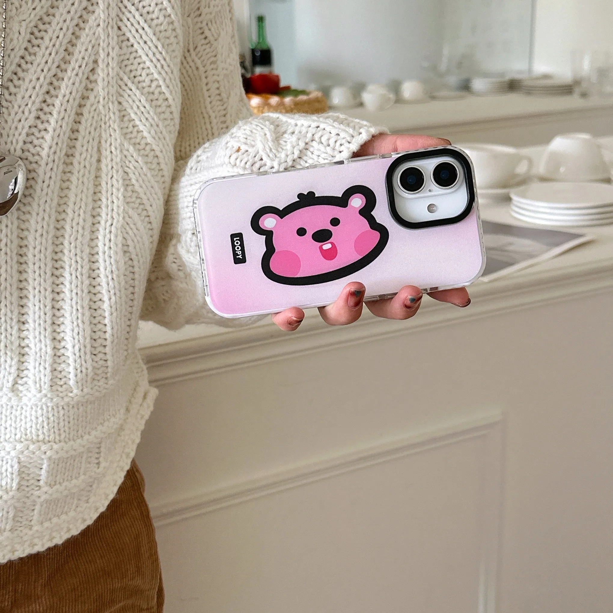 Cute Cartoon Designer Impact Proof Silicon Case for iPhone