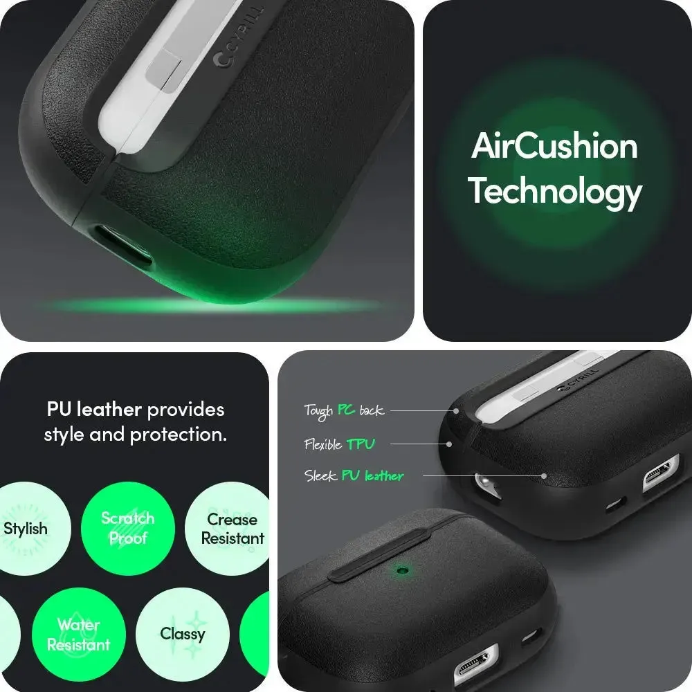 Cyrill Apple AirPods Pro 2 Case (2023/2022) Kajuk Black