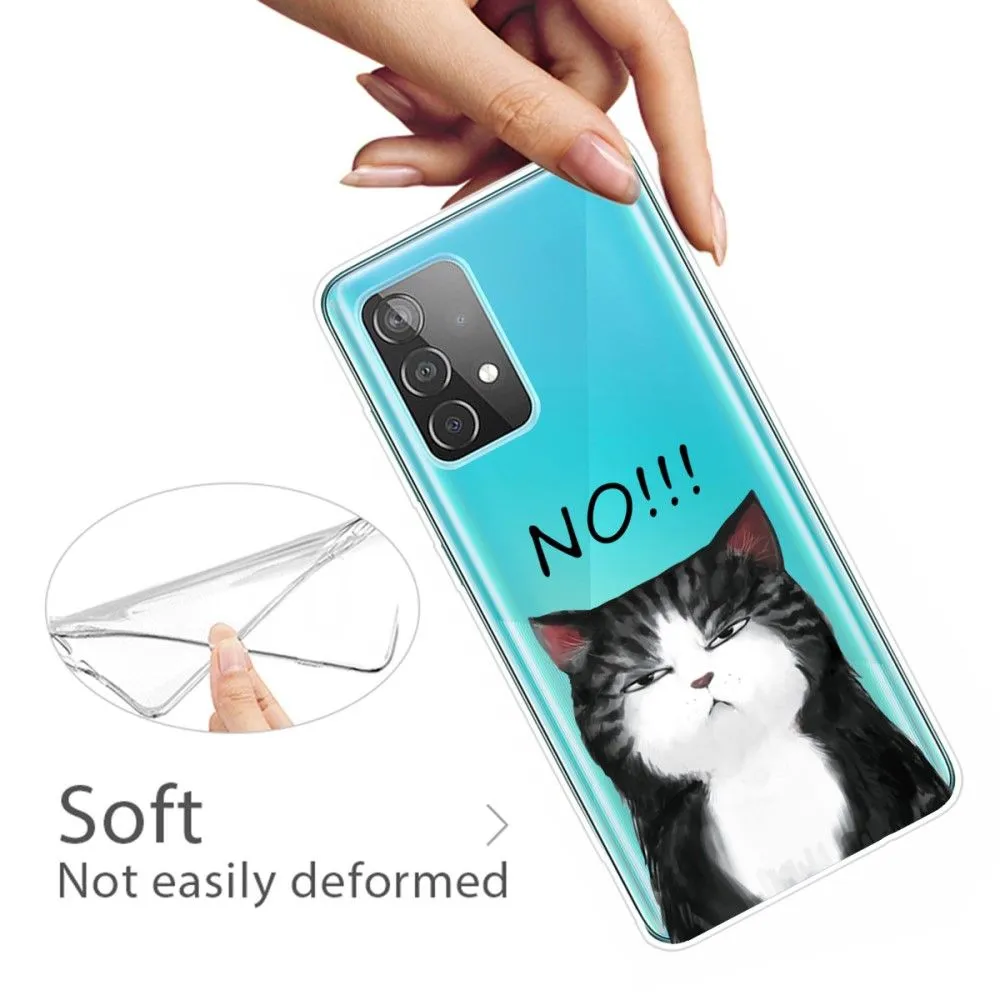 Deco Samsung Galaxy A13 4G case - Cat says NO