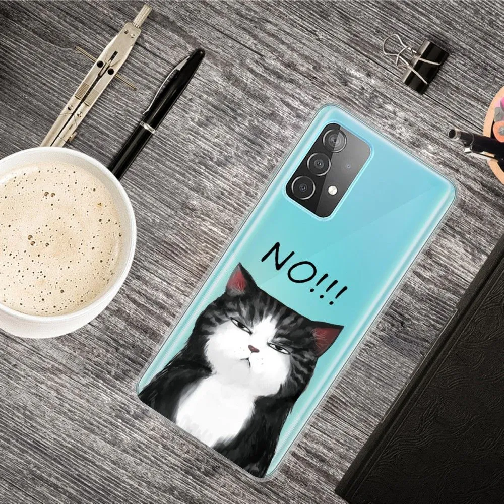 Deco Samsung Galaxy A13 4G case - Cat says NO