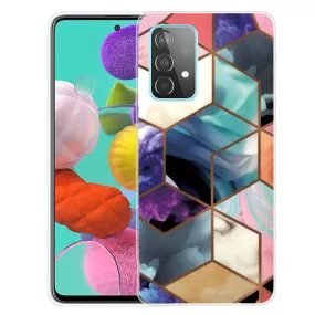 Deco Samsung Galaxy A73 case - Colorful Cube Tile