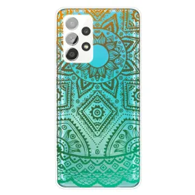 Deco Samsung Galaxy A73 case - Green Sunflower Design