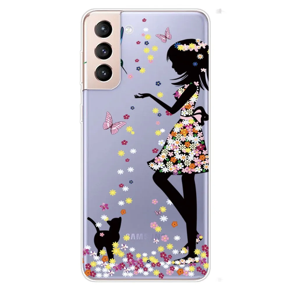 Deco Samsung Galaxy S22 case - Butterfly Girl