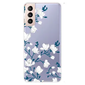 Deco Samsung Galaxy S22 case - White Flowers