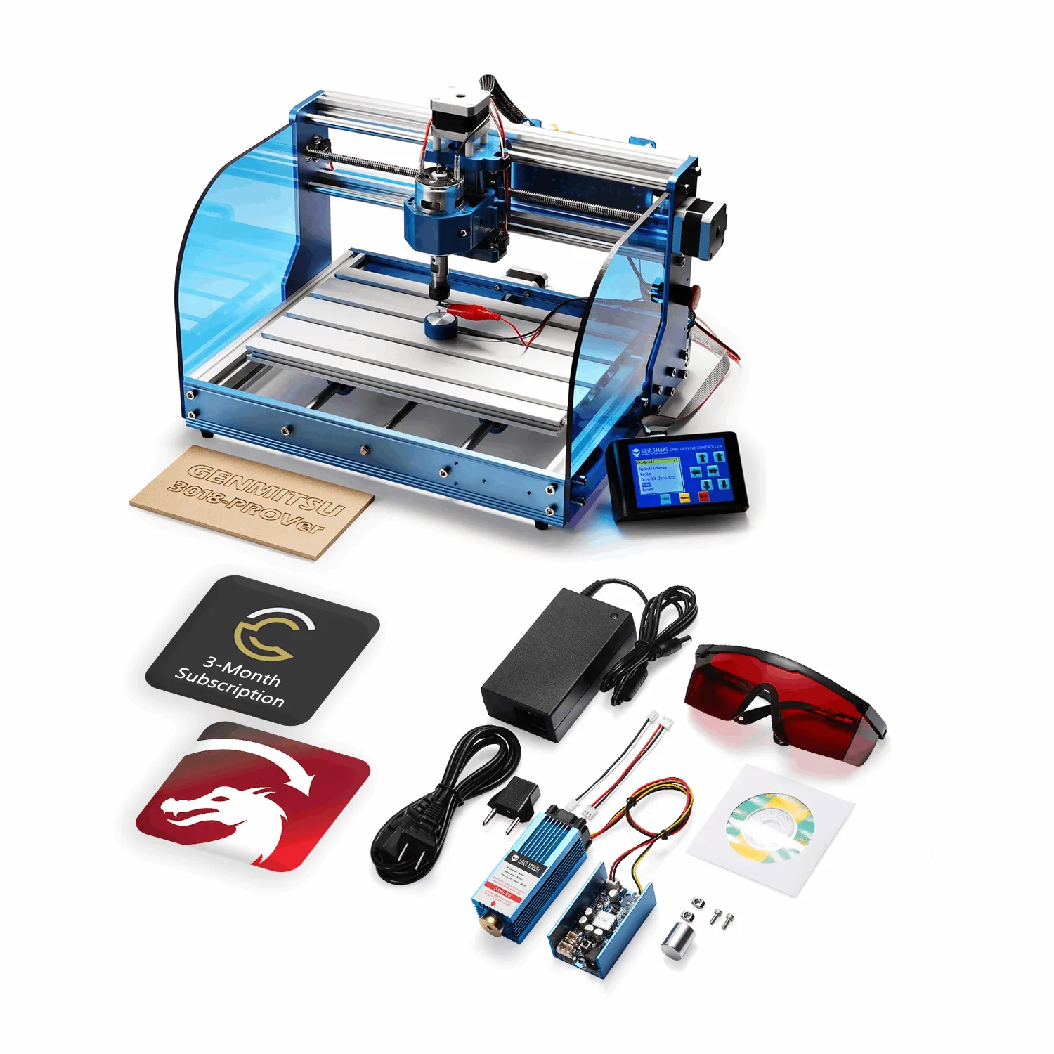 [Discontinued] 3018-PROVer Laser Machine Special Bundle CNC Router Kit