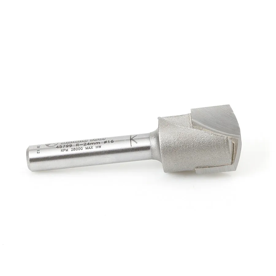 Double Edge Folding Rectangular Groove (ACM) Router Bit | 15⁄16 Radius x 7⁄16 x 5⁄8 Dia x 1⁄4" Shank | 45799 | 738685457993