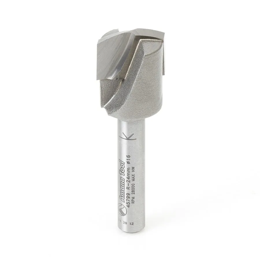 Double Edge Folding Rectangular Groove (ACM) Router Bit | 15⁄16 Radius x 7⁄16 x 5⁄8 Dia x 1⁄4" Shank | 45799 | 738685457993