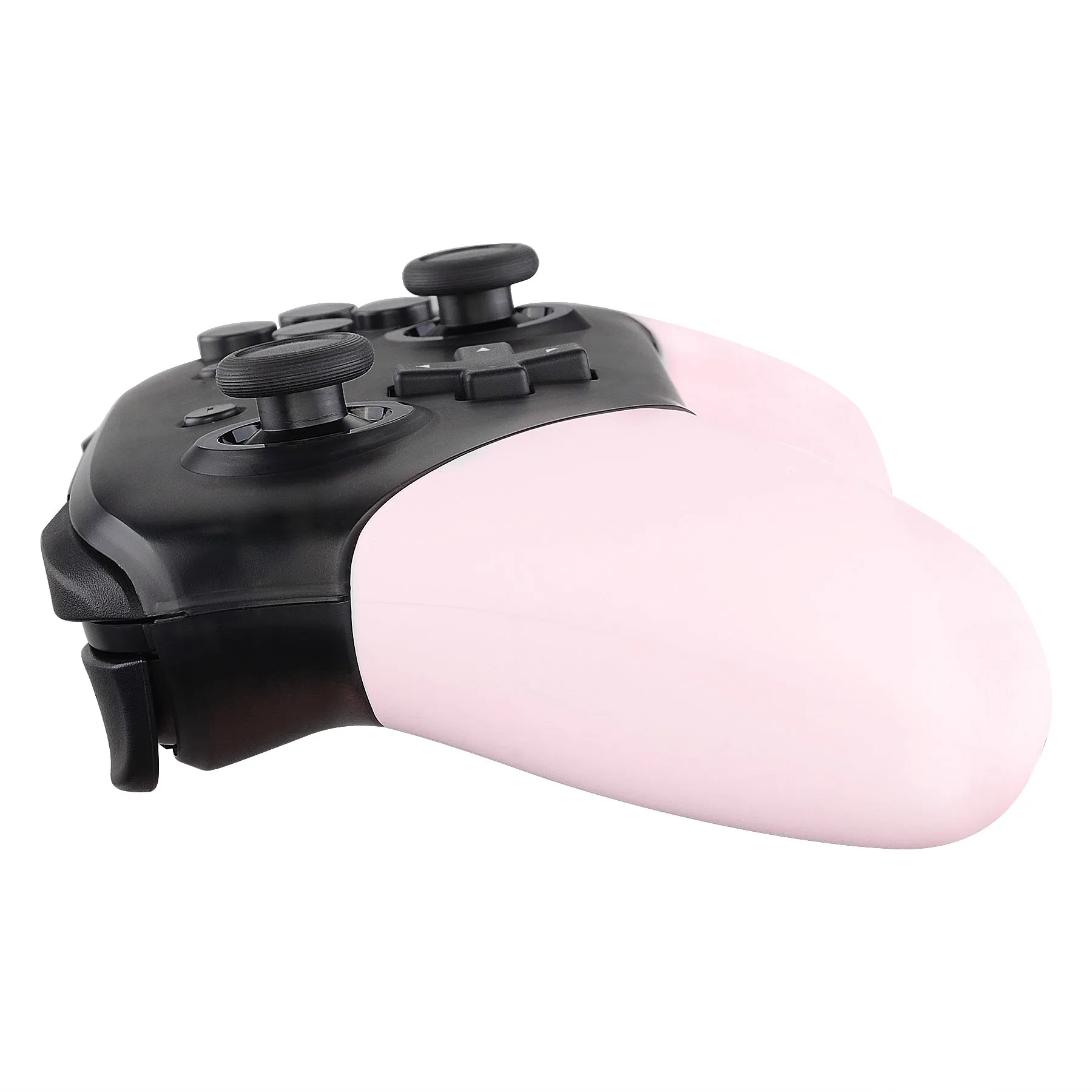 eXtremeRate Cherry Blossoms Pink Replacement Handle Grips for Nintendo Switch Pro Controller, DIY Hand Grip Shell for Nintendo Switch Pro - Controller NOT Included - GRP307