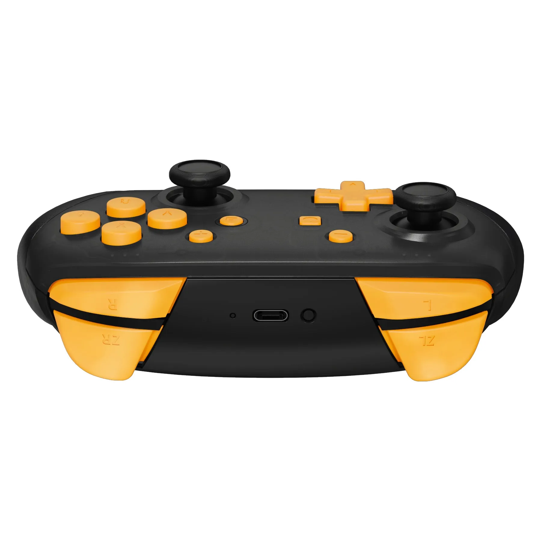 eXtremeRate DIY Replacement Full Set Buttons for Nintendo Switch Pro Controller - Caution Yellow - KRP318