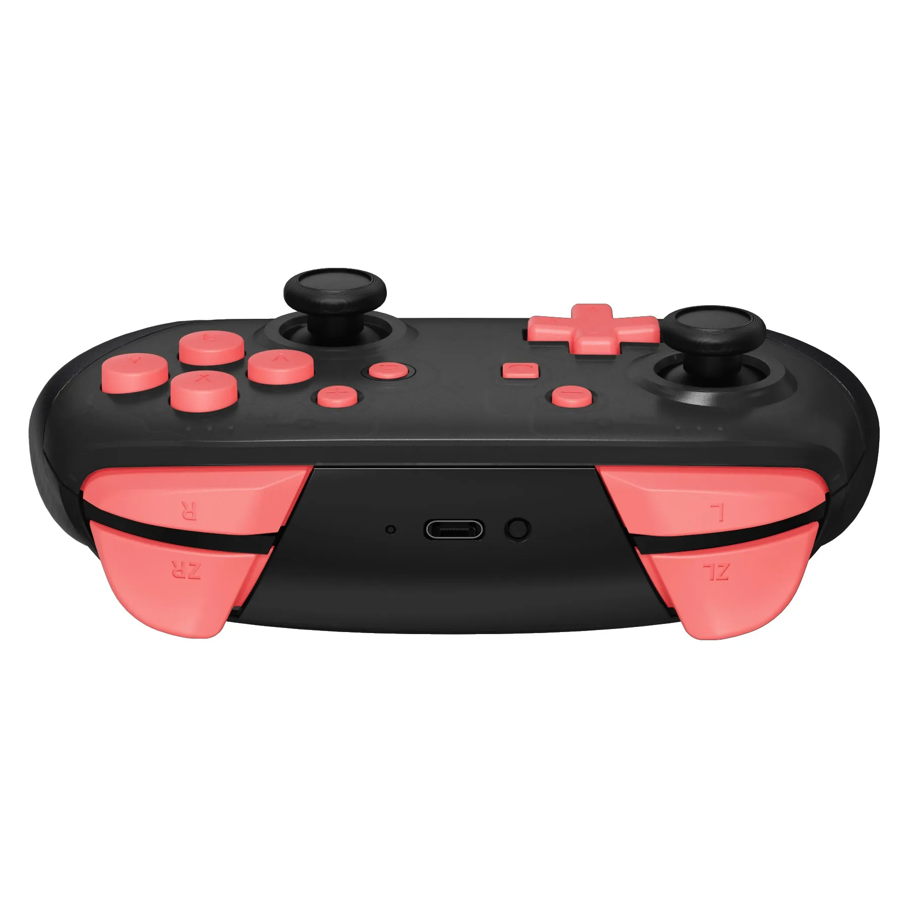 eXtremeRate DIY Replacement Full Set Buttons for Nintendo Switch Pro Controller - Coral - KRP346