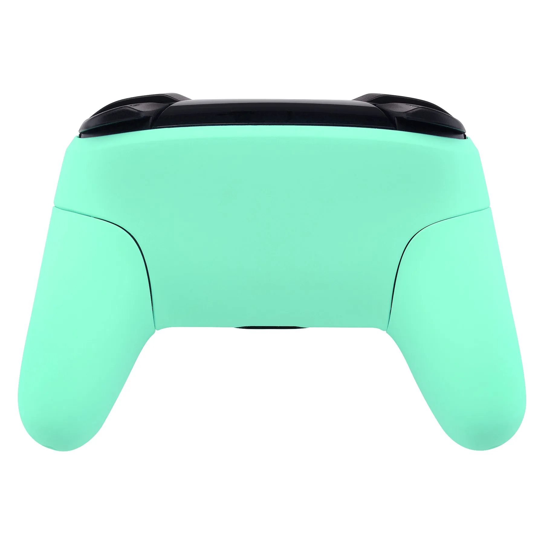 eXtremeRate Mint Green Faceplate Backplate Handles for Nintendo Switch Pro Controller, DIY Replacement Grip Housing Shell Cover for Nintendo Switch Pro - Controller NOT Included - FRP309