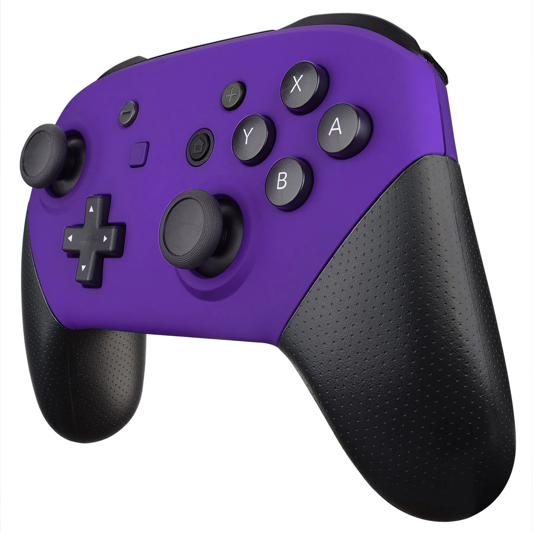 eXtremeRate Purple Faceplate and Backplate for Nintendo Switch Pro Controller, Soft Touch DIY Replacement Shell Housing Case for Nintendo Switch Pro - Controller NOT Included - MRP305