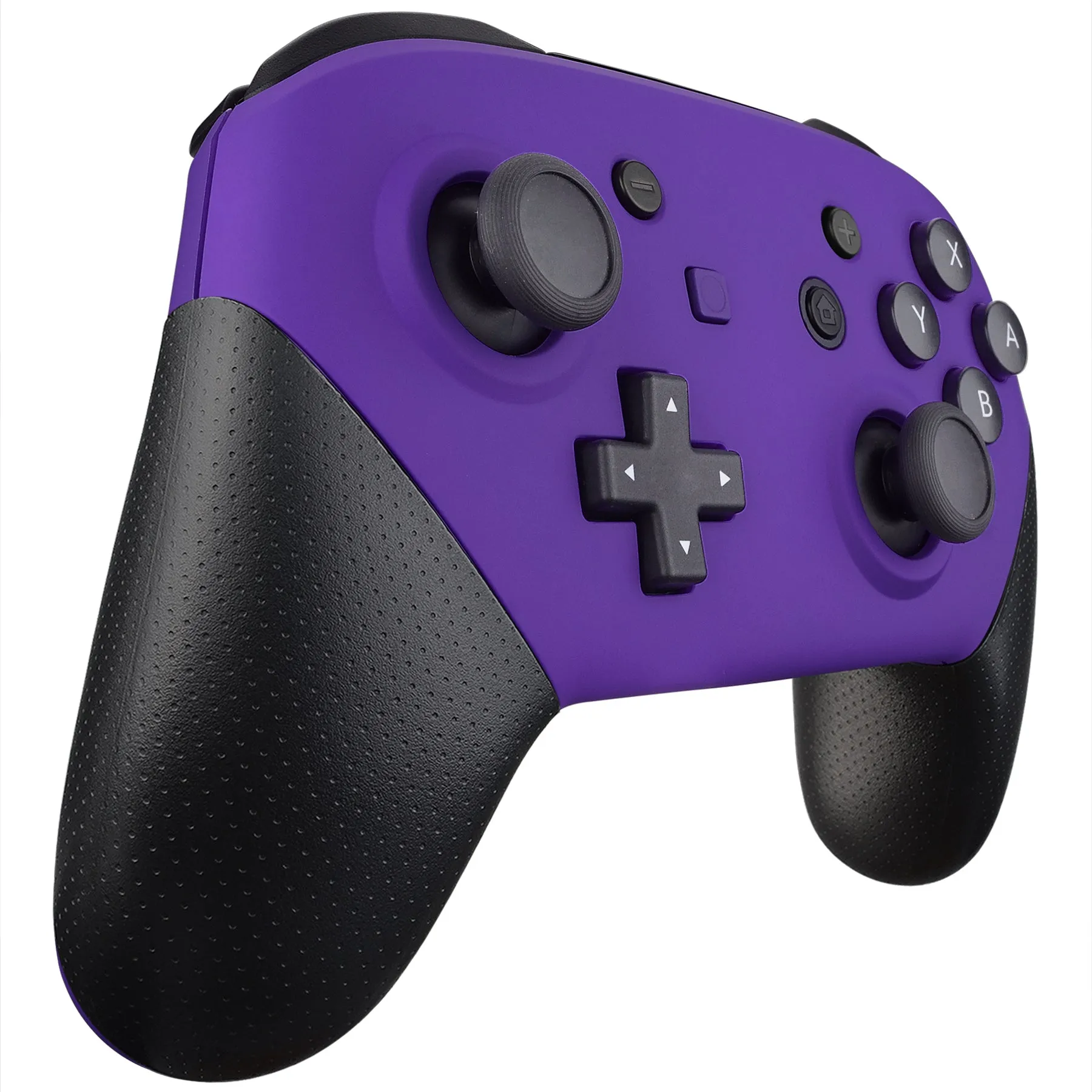 eXtremeRate Purple Faceplate and Backplate for Nintendo Switch Pro Controller, Soft Touch DIY Replacement Shell Housing Case for Nintendo Switch Pro - Controller NOT Included - MRP305