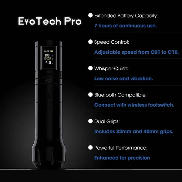 EZ EvoTech Black Pro PWM Wireless Pen Machine