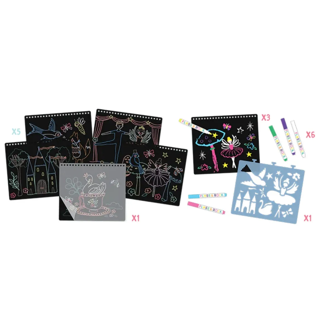 Floss & Rock Chalkboard Sketchbook – Enchanted