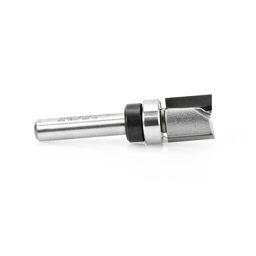 Flush Trim Plunge Router Bit | Various Dia x 1⁄2 x 1⁄4 Shank with Upper BB | 45487 | 738685454879