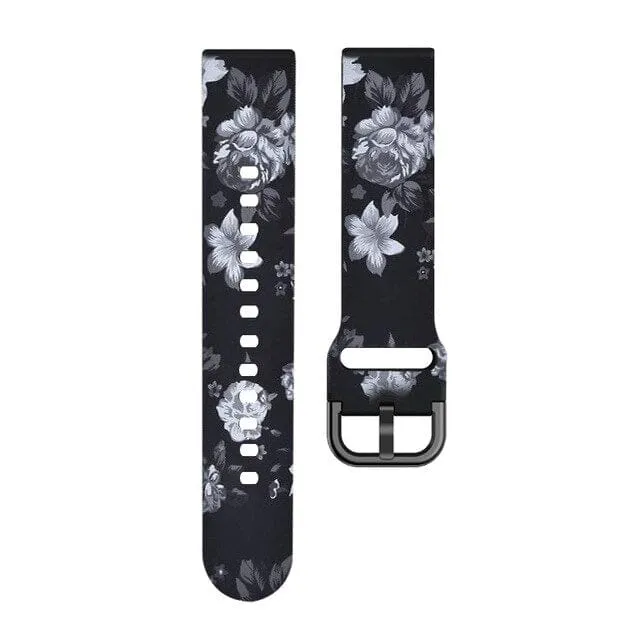 Garmin Fenix 7s Silicone Pattern Watch Straps