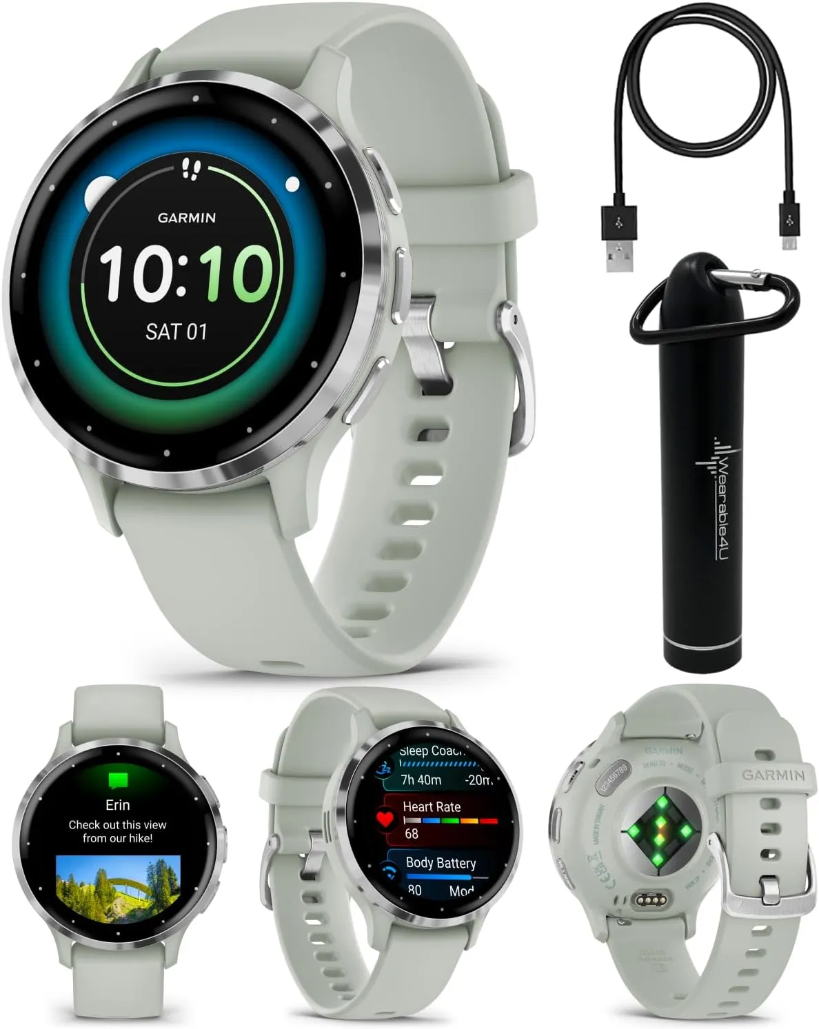 Garmin Venu 3S GPS Smartwatch, 41 mm