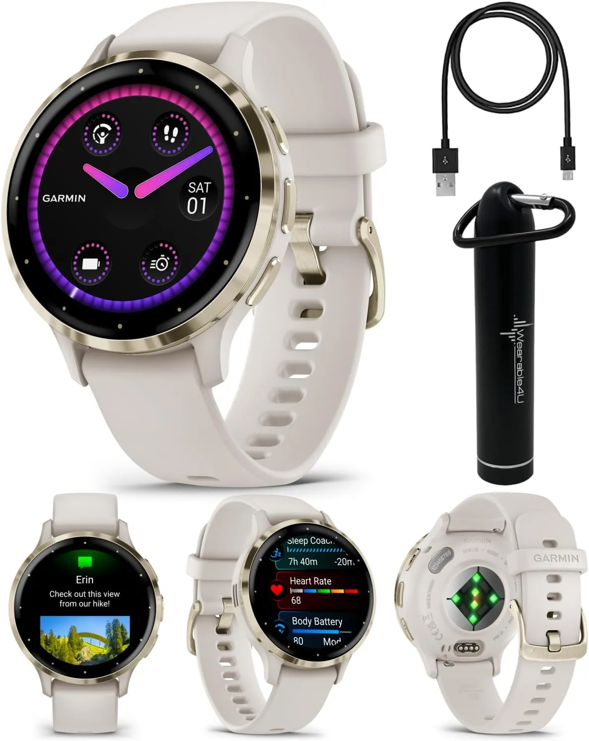 Garmin Venu 3S GPS Smartwatch, 41 mm