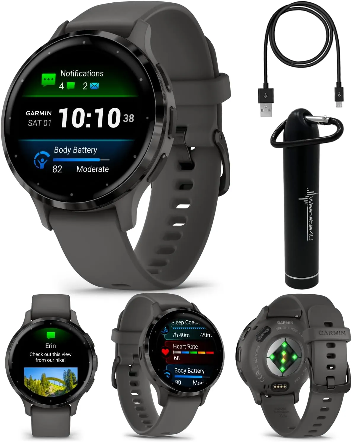 Garmin Venu 3S GPS Smartwatch, 41 mm