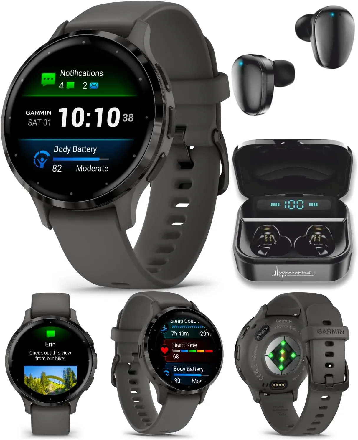 Garmin Venu 3S GPS Smartwatch, 41 mm