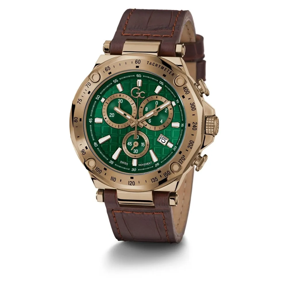 Gc Spirit Sport Men's Green Watch Y81009G9MF