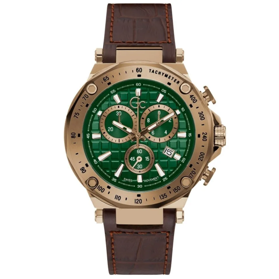 Gc Spirit Sport Men's Green Watch Y81009G9MF