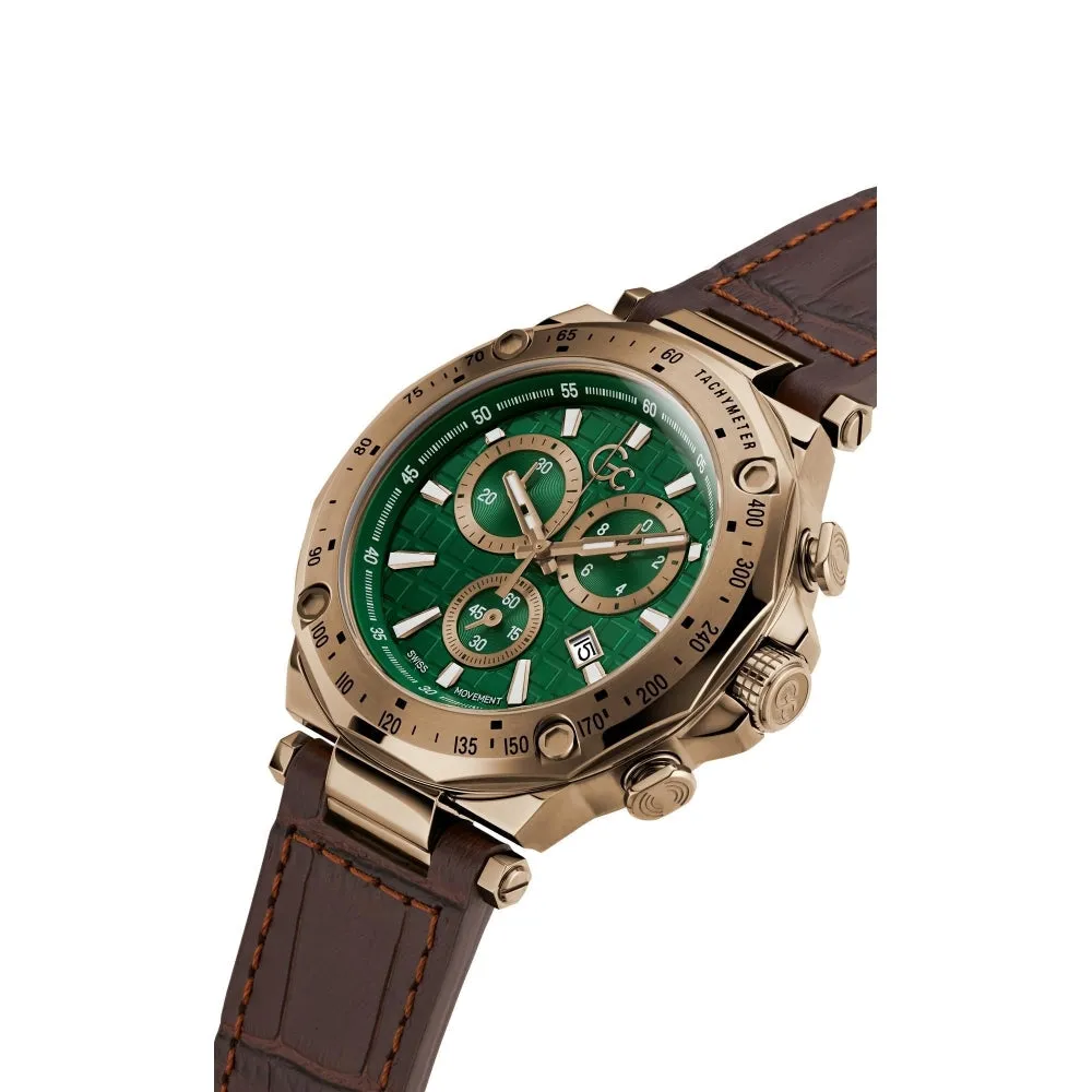 Gc Spirit Sport Men's Green Watch Y81009G9MF