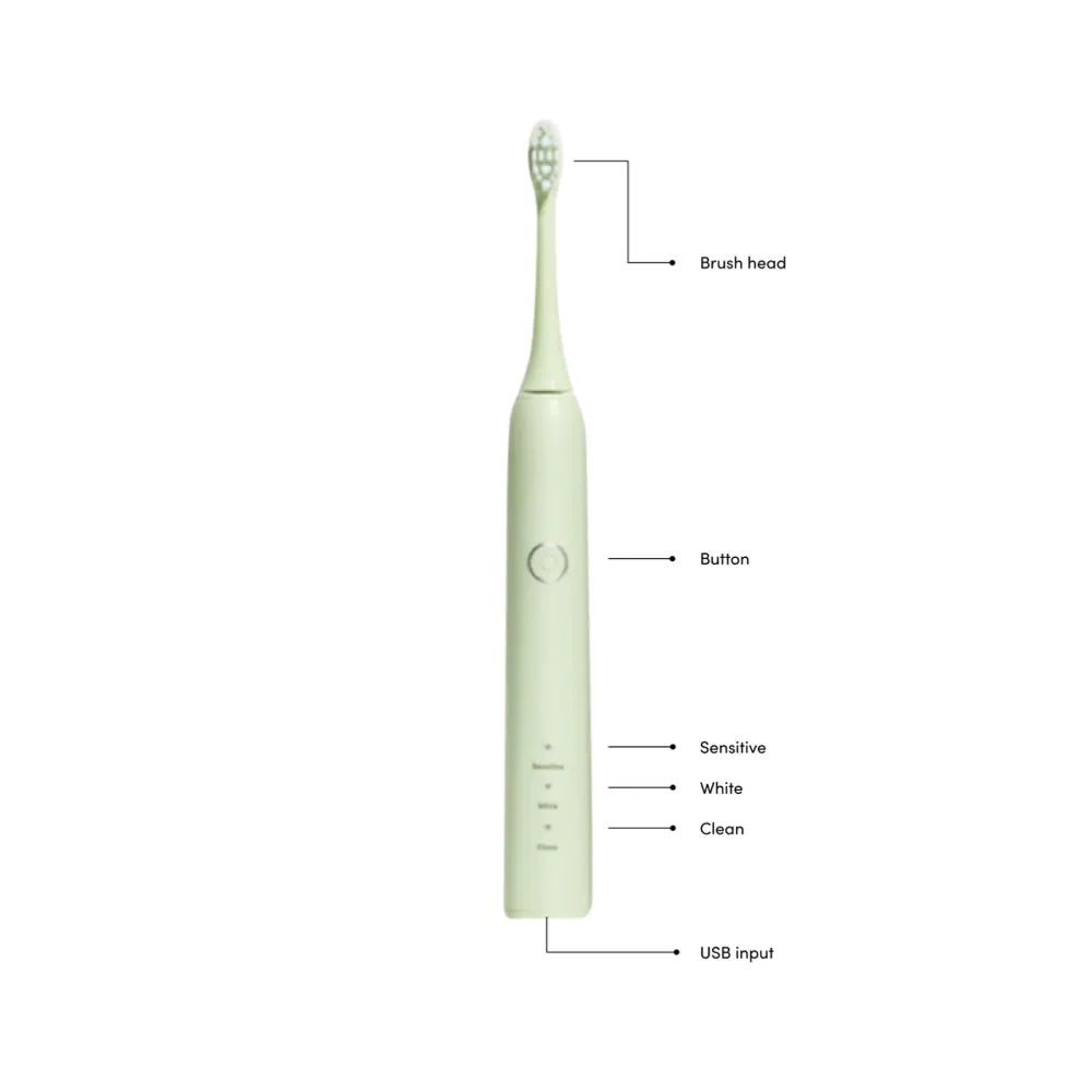 Gem Electric Toothbrush (USB Recharge) Mint Green