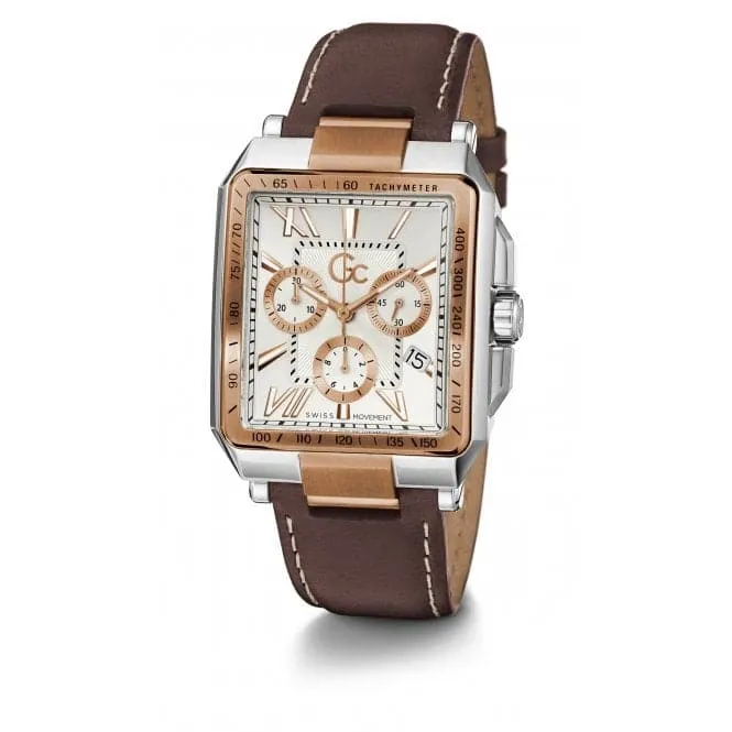 Gents Elite Silver Rose Gold Watch Z06002G1MF