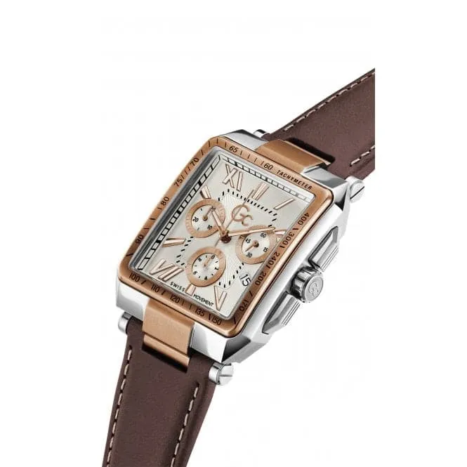 Gents Elite Silver Rose Gold Watch Z06002G1MF