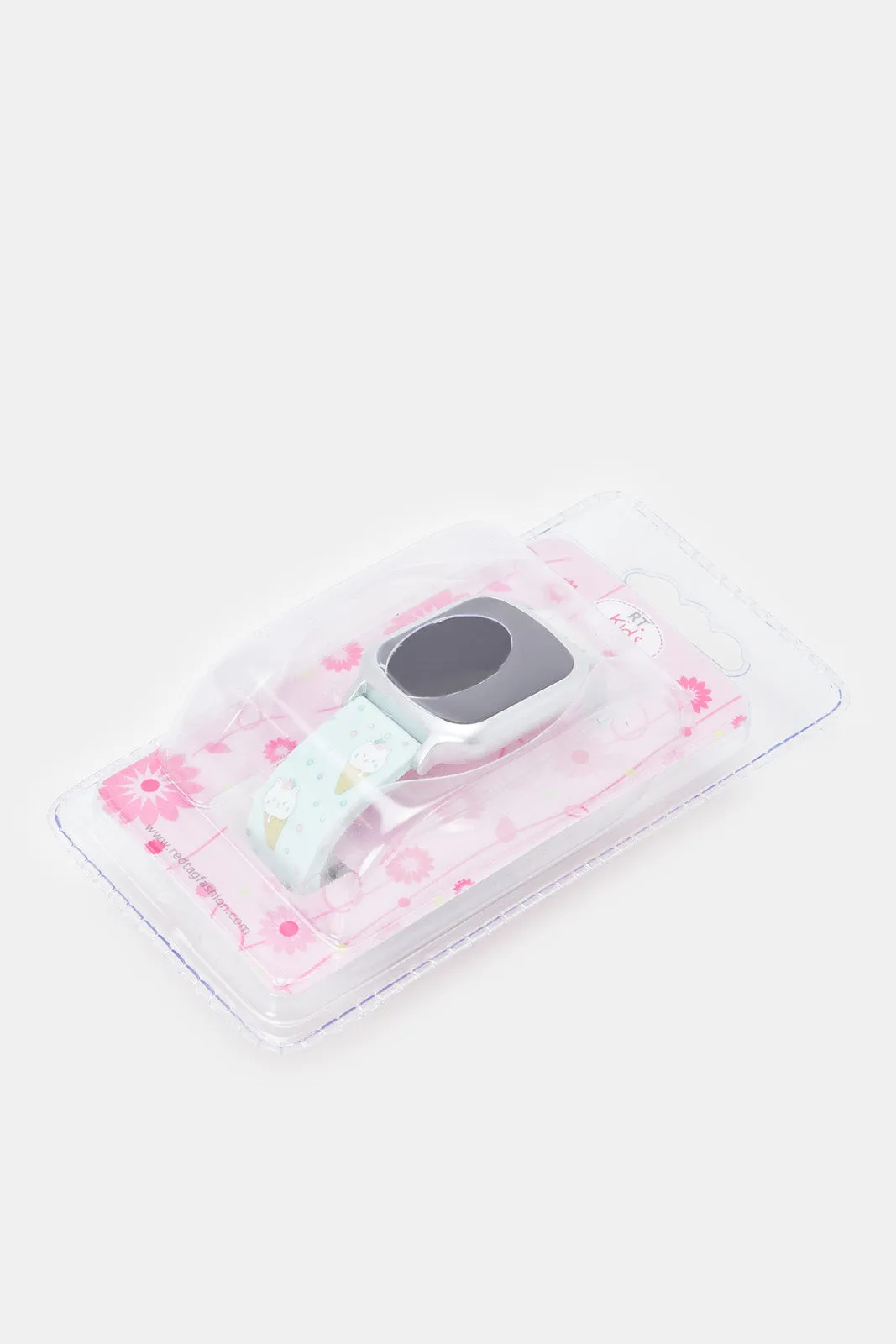 Girls Blue Ice Cream Printed Digital Watch