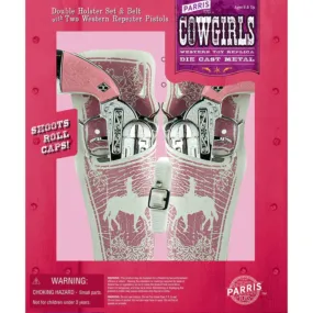 Girls Double Holster Toy Gun by Parris Mfg Company 251C