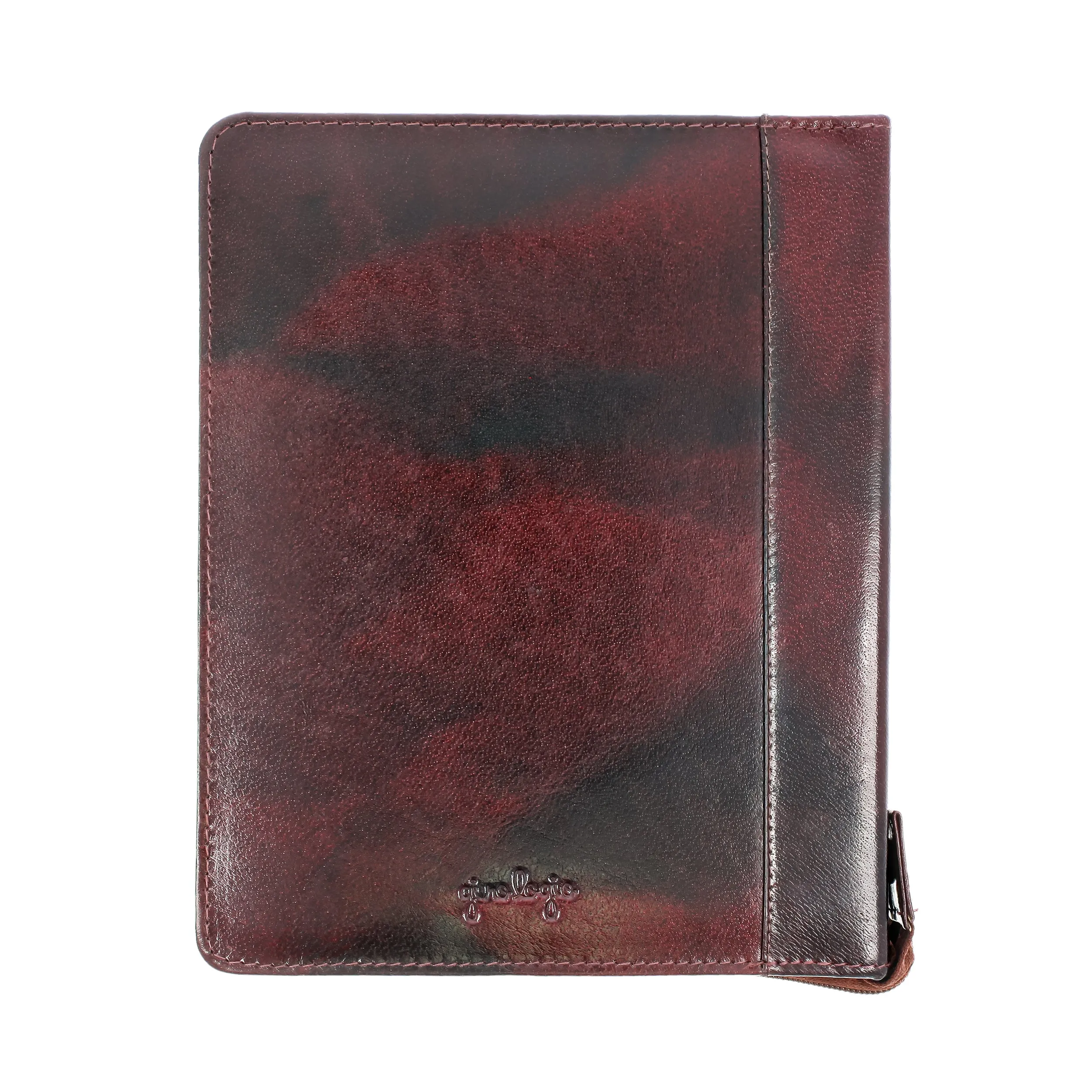 Girologio 24 Zippered Pen Case in Oxblood