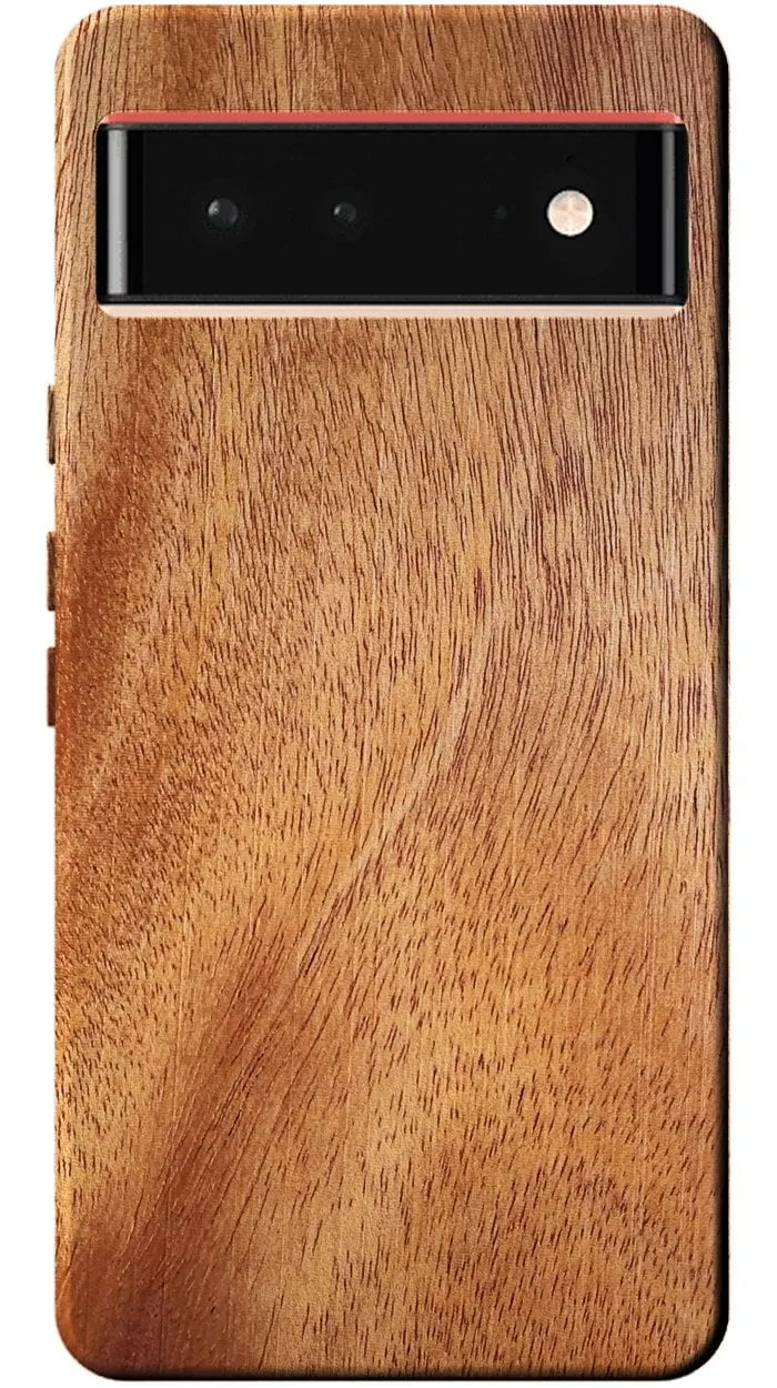 Google Pixel 6a Wood Case