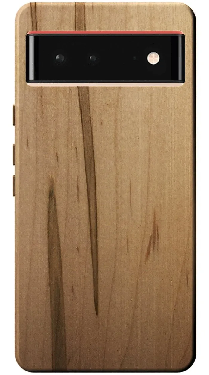 Google Pixel 6a Wood Case